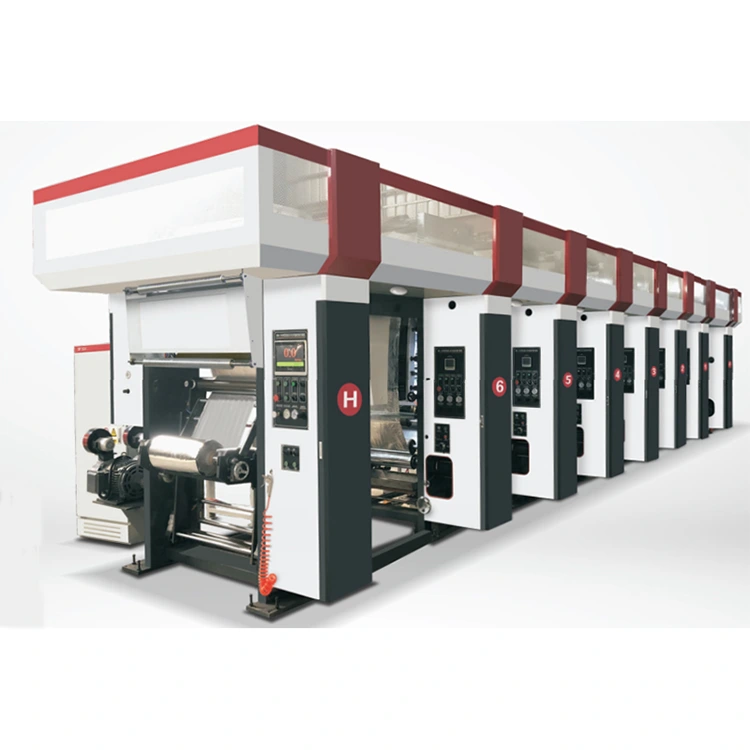 دستگاه چاپ خودکار روتوگراور کامپیوتری 3-12 رنگ موتور سه برداری