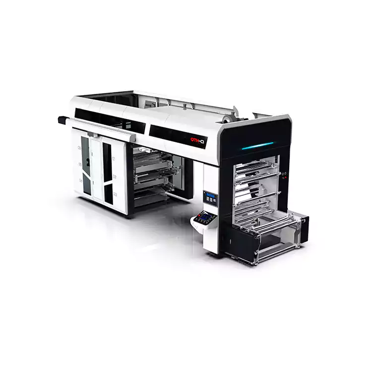 ماشین آلات چاپ فلکسو فلکسو 6 رنگ پلاستیکی مرکزی درام